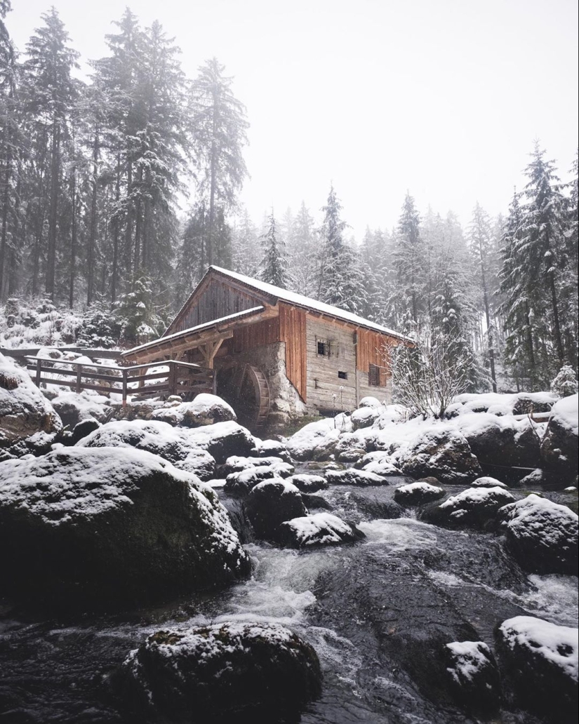 La magia del invierno en las fotos de nieve de Eric Reinhart