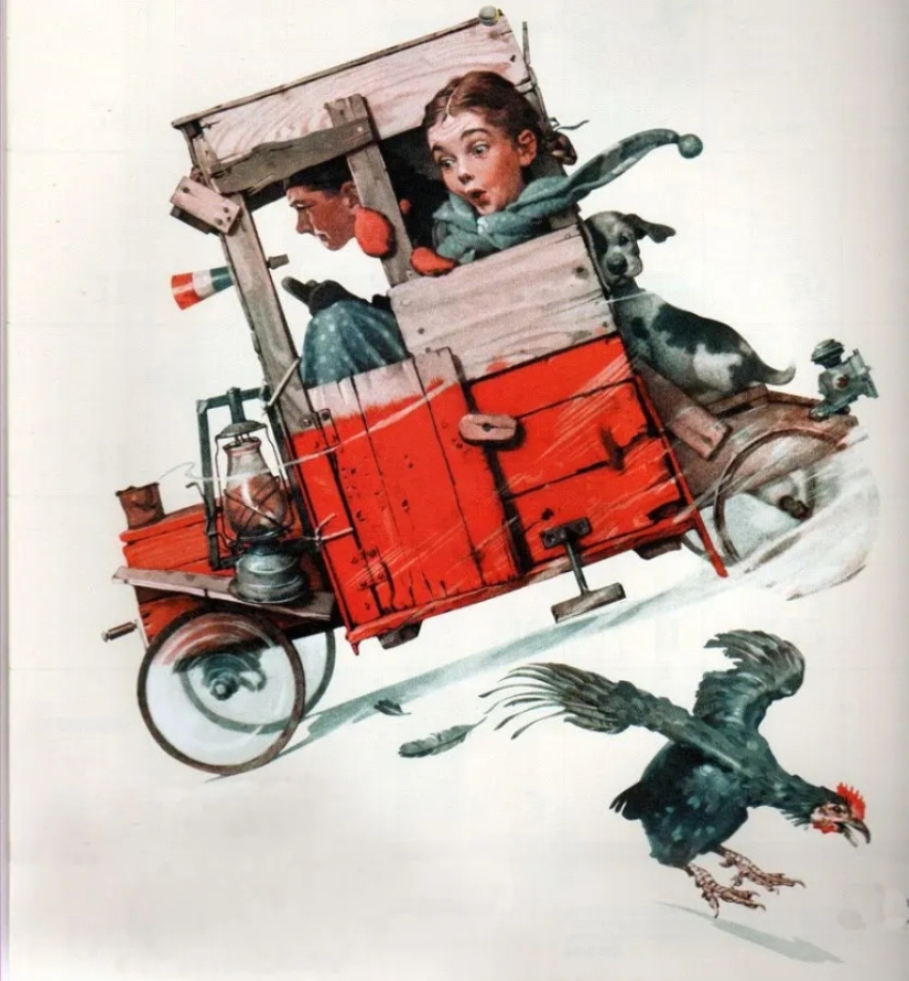 La verdadera América en las irónicas ilustraciones del brillante Norman Rockwell