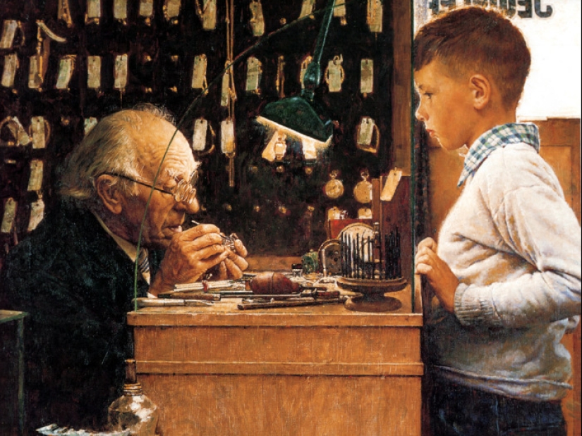 La verdadera América en las irónicas ilustraciones del brillante Norman Rockwell