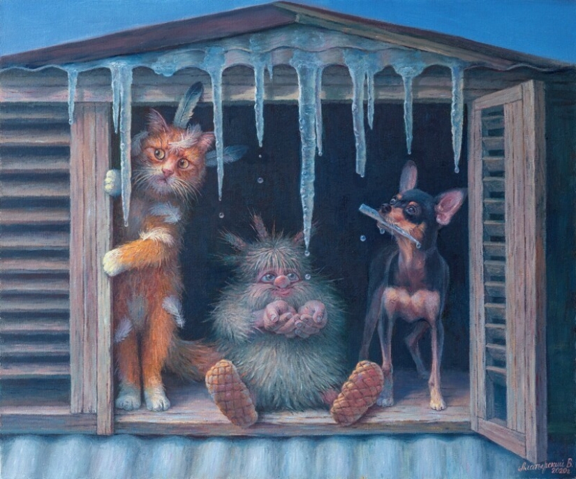 La vida cotidiana de los duendes en imágenes amables y divertidas de Vyacheslav Alatyrsky La vida cotidiana de los duendes en imágenes amables y divertidas de Vyacheslav Alatyrsky