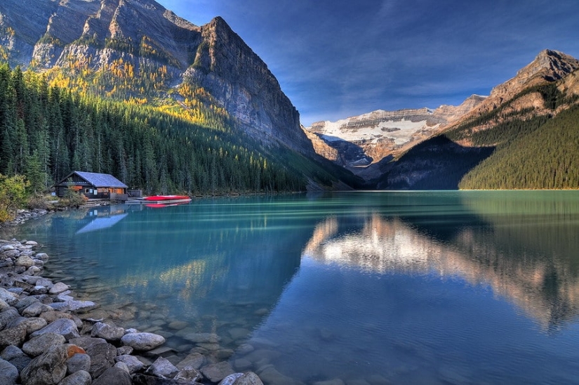 Lake Louise is an extraordinarily beautiful place