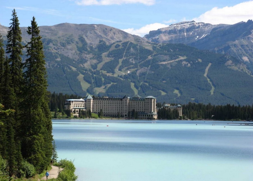 Lake Louise is an extraordinarily beautiful place