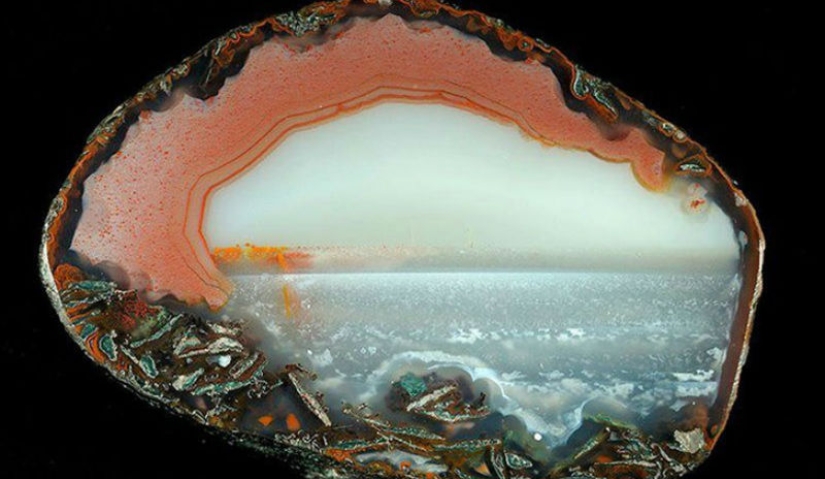 Las ágatas se parecen a los paisajes Las ágatas se parecen a los paisajes