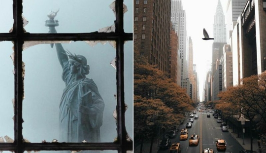 Las luces de la Gran Manzana: una vista inusual en nueva York