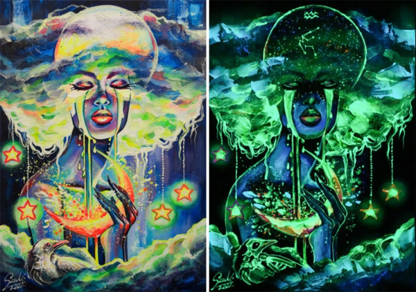 Las pinturas de Vivien Sanislo que se abren en la oscuridad de una manera nueva Las pinturas de Vivien Sanislo que se abren en la oscuridad de una manera nueva