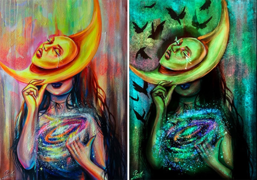 Las pinturas de Vivien Sanislo que se abren en la oscuridad de una manera nueva Las pinturas de Vivien Sanislo que se abren en la oscuridad de una manera nueva