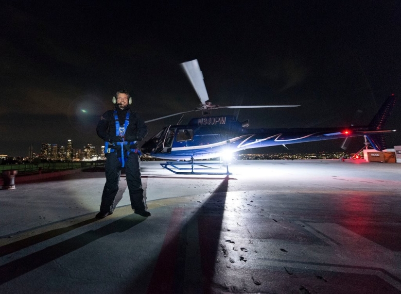 Las Vegas noche desde una altura Las Vegas noche desde una altura