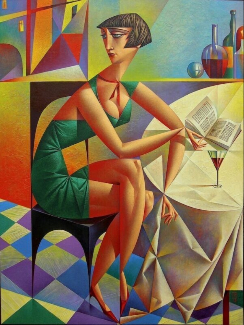 Lleno de tentación pinturas del artista de vanguardia ruso Georgy Kurasov