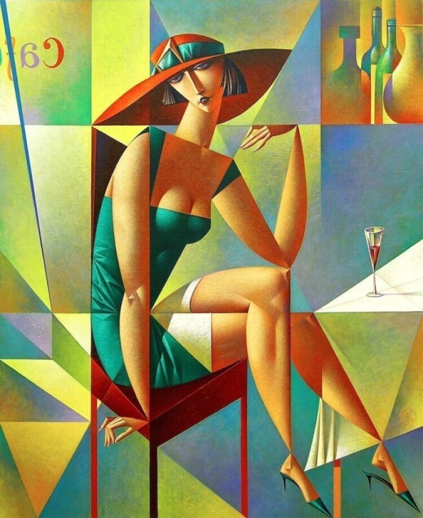 Lleno de tentación pinturas del artista de vanguardia ruso Georgy Kurasov