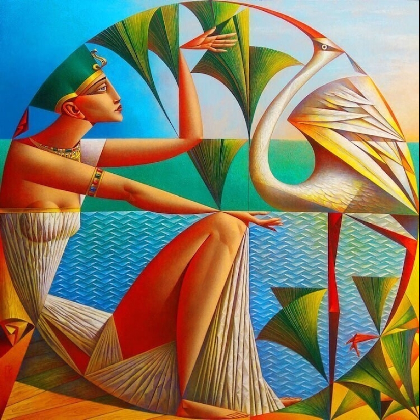 Lleno de tentación pinturas del artista de vanguardia ruso Georgy Kurasov