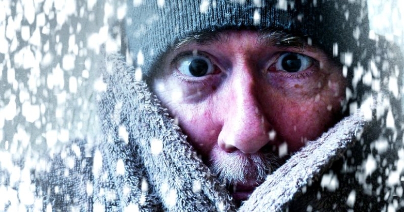 Lo que sucede a una persona que se quedó dormido en el frío