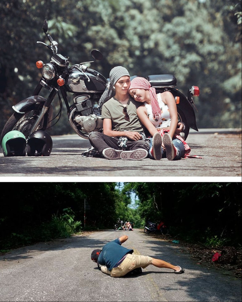 Lo que sucede detrás de escena de las sesiones de fotos más bellas