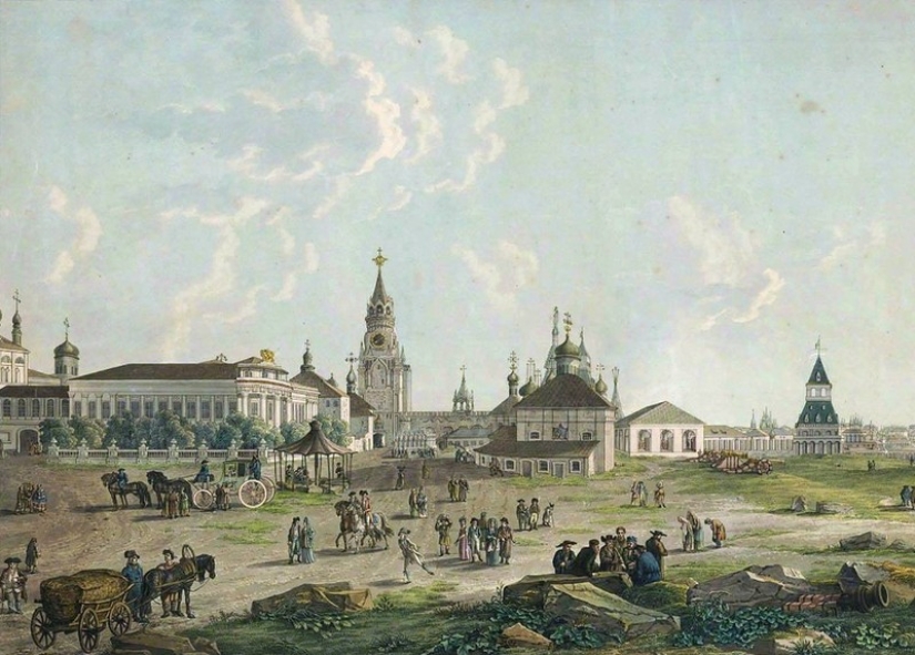 Looked like the Moscow of the late XVIII century before the great fire of 1812 Looked like the Moscow of the late XVIII century before the great fire of 1812