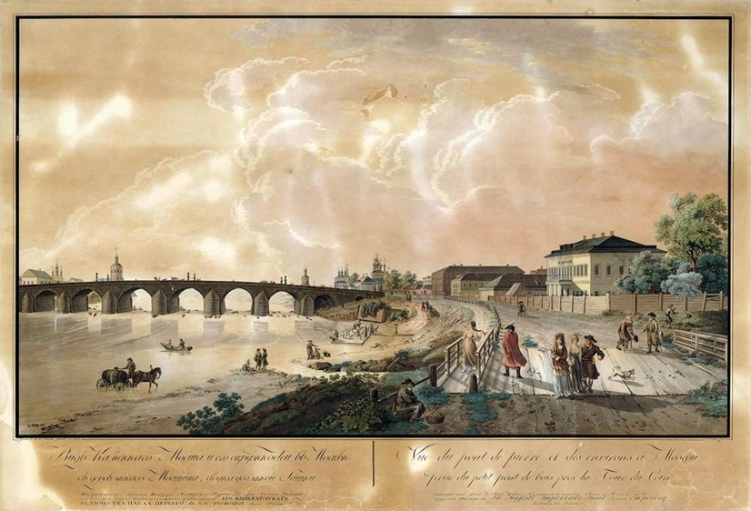 Looked like the Moscow of the late XVIII century before the great fire of 1812 Looked like the Moscow of the late XVIII century before the great fire of 1812