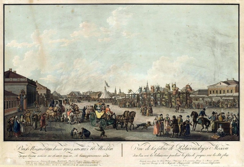 Looked like the Moscow of the late XVIII century before the great fire of 1812 Looked like the Moscow of the late XVIII century before the great fire of 1812