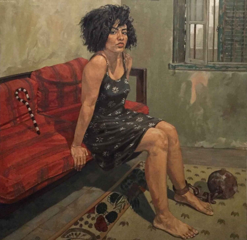 Los destinos de las mujeres en las pinturas del artista egipcio Walid Ebeid Los destinos de las mujeres en las pinturas del artista egipcio Walid Ebeid