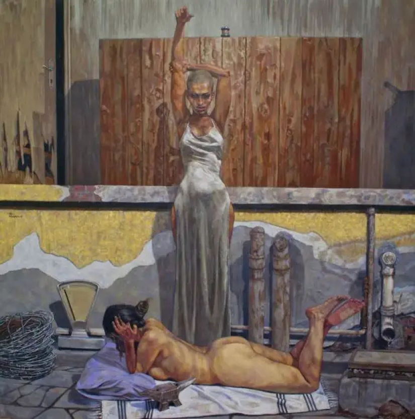 Los destinos de las mujeres en las pinturas del artista egipcio Walid Ebeid Los destinos de las mujeres en las pinturas del artista egipcio Walid Ebeid