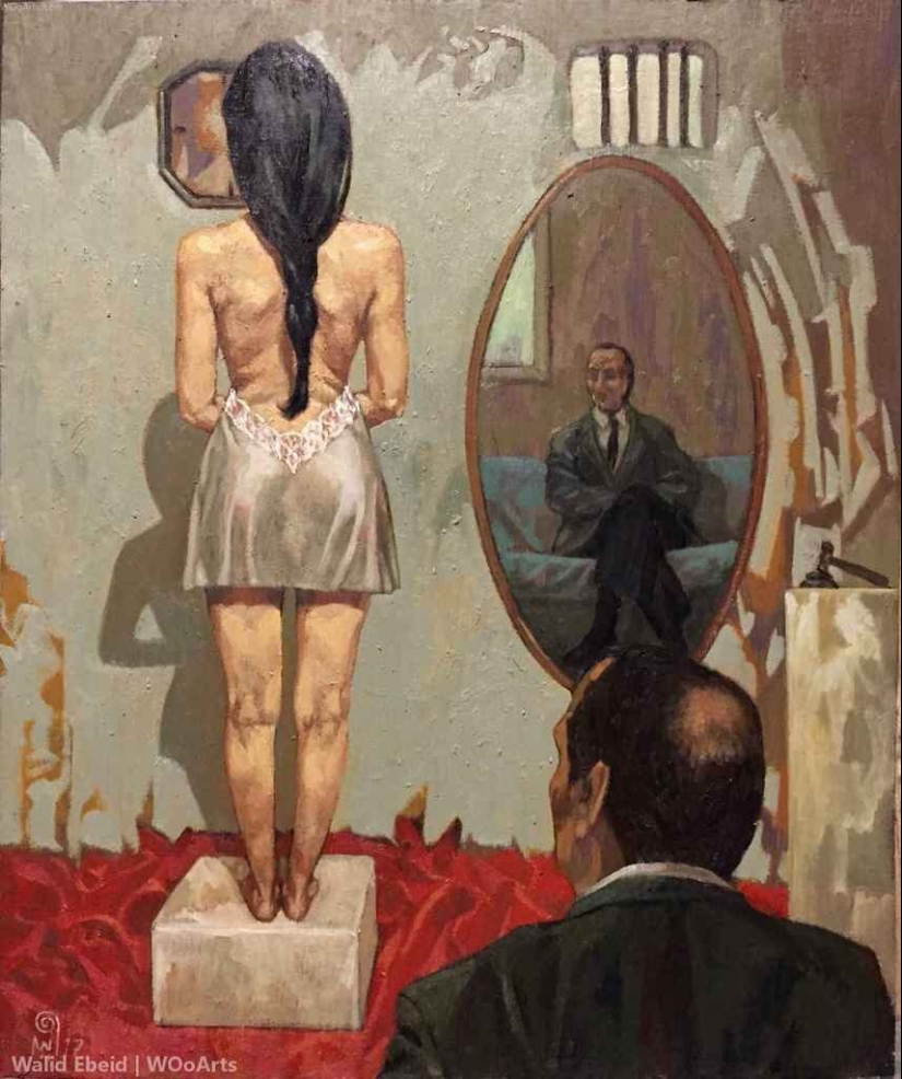 Los destinos de las mujeres en las pinturas del artista egipcio Walid Ebeid Los destinos de las mujeres en las pinturas del artista egipcio Walid Ebeid