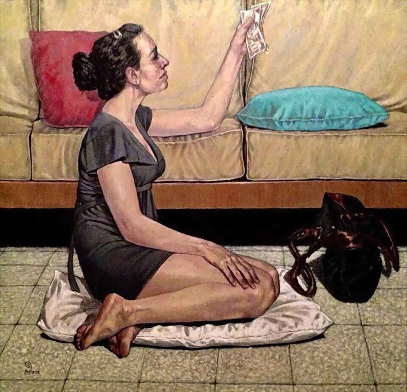 Los destinos de las mujeres en las pinturas del artista egipcio Walid Ebeid Los destinos de las mujeres en las pinturas del artista egipcio Walid Ebeid