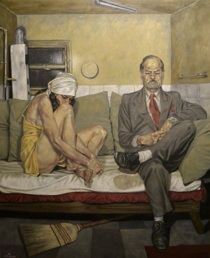 Los destinos de las mujeres en las pinturas del artista egipcio Walid Ebeid Los destinos de las mujeres en las pinturas del artista egipcio Walid Ebeid