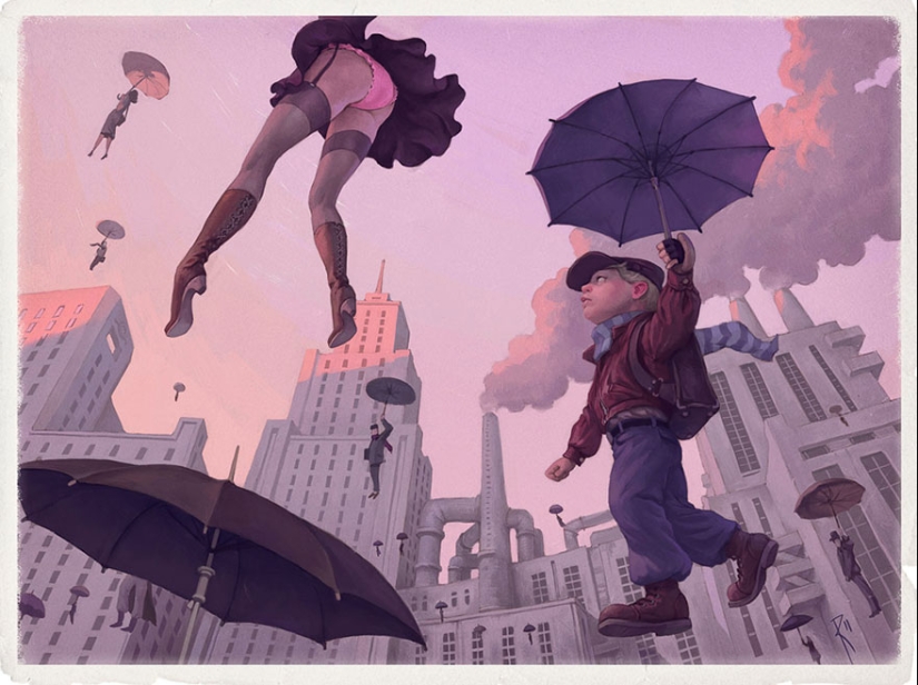 Los dibujos no infantiles de este artista ruso son muy ambiguos Los dibujos no infantiles de este artista ruso son muy ambiguos