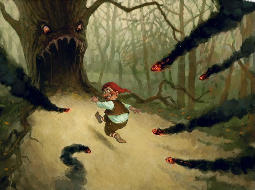 Los dibujos no infantiles de este artista ruso son muy ambiguos Los dibujos no infantiles de este artista ruso son muy ambiguos