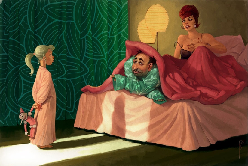 Los dibujos no infantiles de este artista ruso son muy ambiguos Los dibujos no infantiles de este artista ruso son muy ambiguos