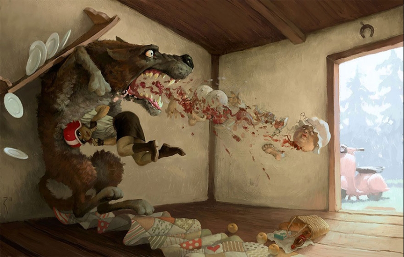 Los dibujos no infantiles de este artista ruso son muy ambiguos Los dibujos no infantiles de este artista ruso son muy ambiguos