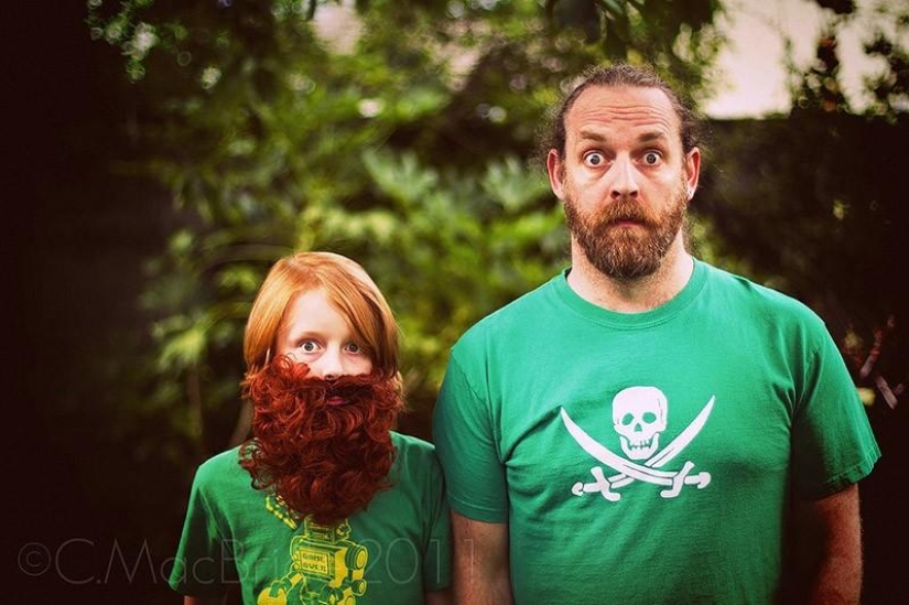 Los hijos en estas fotos son la viva imagen de los padres. Y viceversa