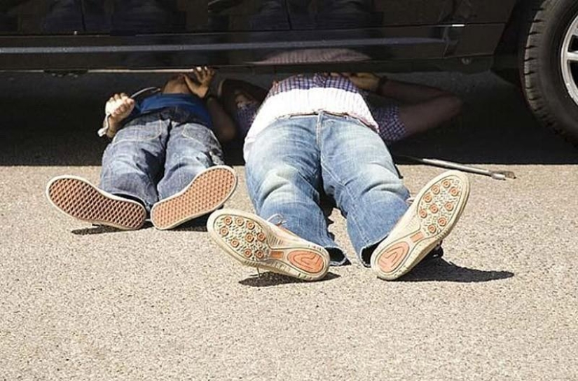 Los hijos en estas fotos son la viva imagen de los padres. Y viceversa