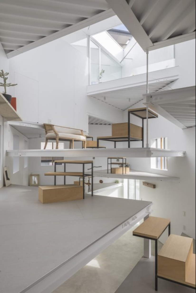 Los Japoneses han creado la más inusual en el mundo del diseño, renunciar totalmente a las paredes Los Japoneses han creado la más inusual en el mundo del diseño, renunciar totalmente a las paredes