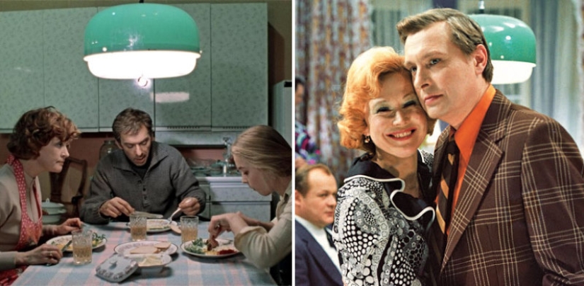 Los mismos accesorios y ropa, que ha aparecido en muchas películas Soviéticas