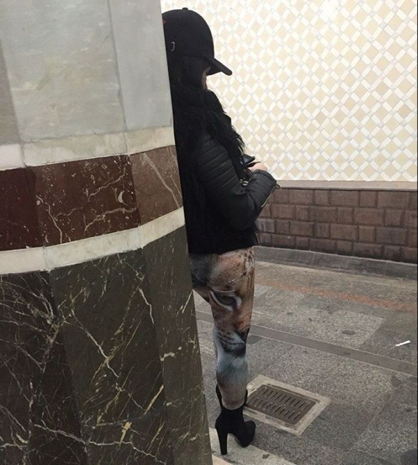 Los pasajeros más "de moda" del metro de Moscú