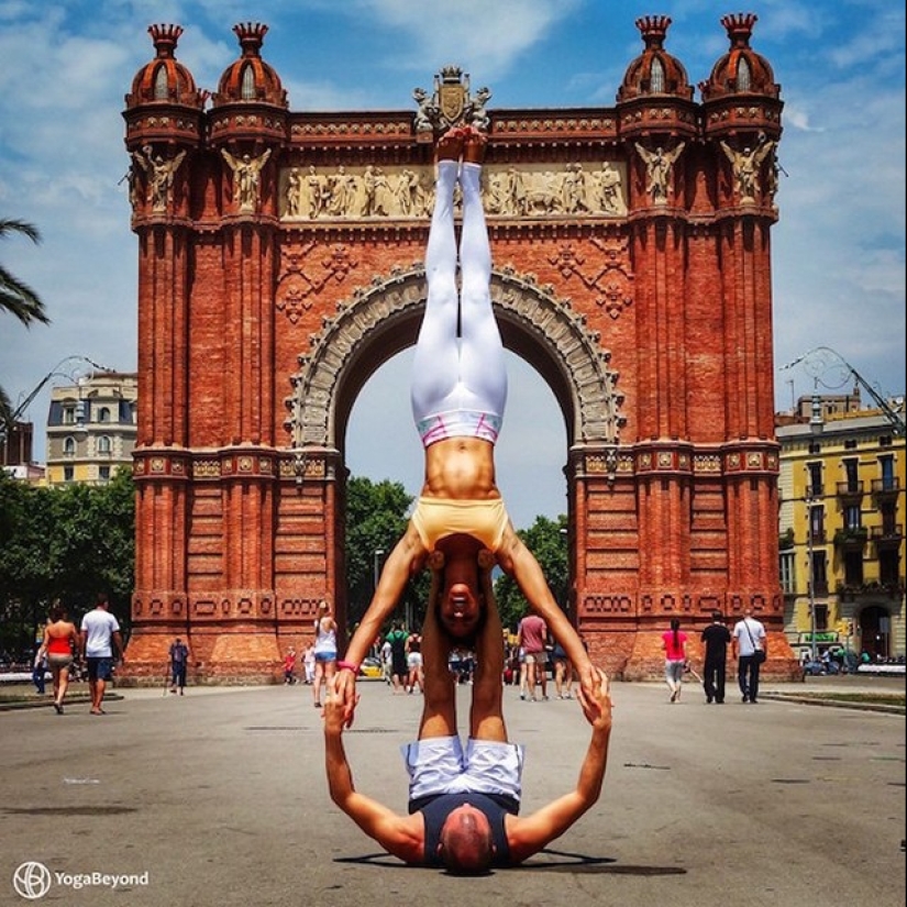 Love and yoga can be practiced anywhere