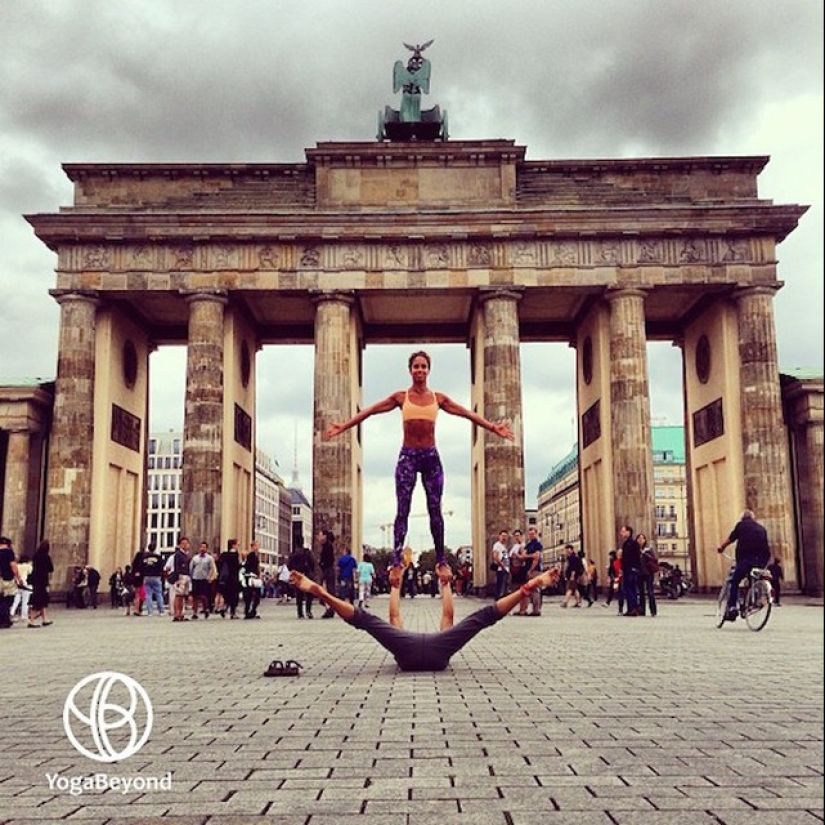 Love and yoga can be practiced anywhere