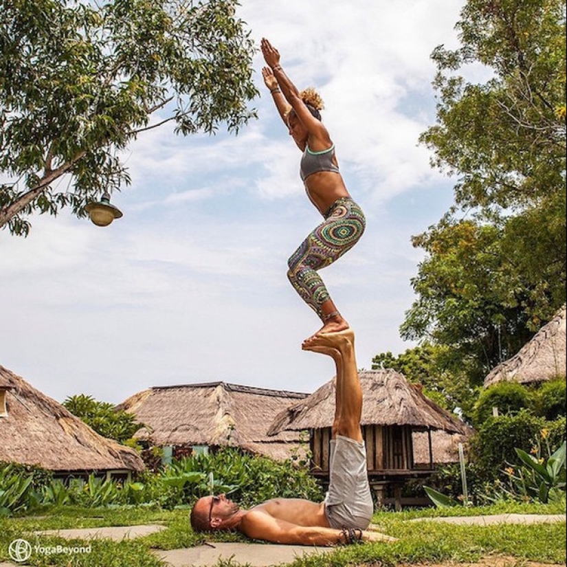 Love and yoga can be practiced anywhere