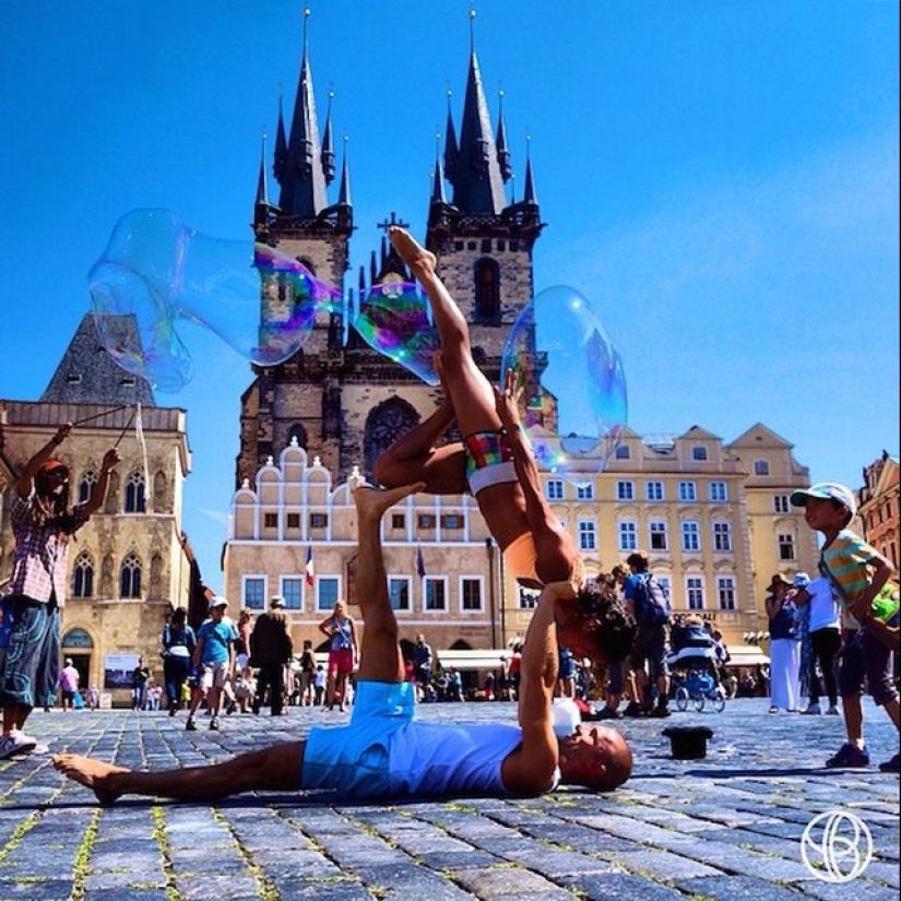 Love and yoga can be practiced anywhere