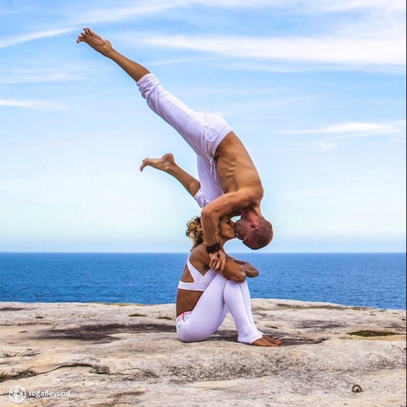 Love and yoga can be practiced anywhere