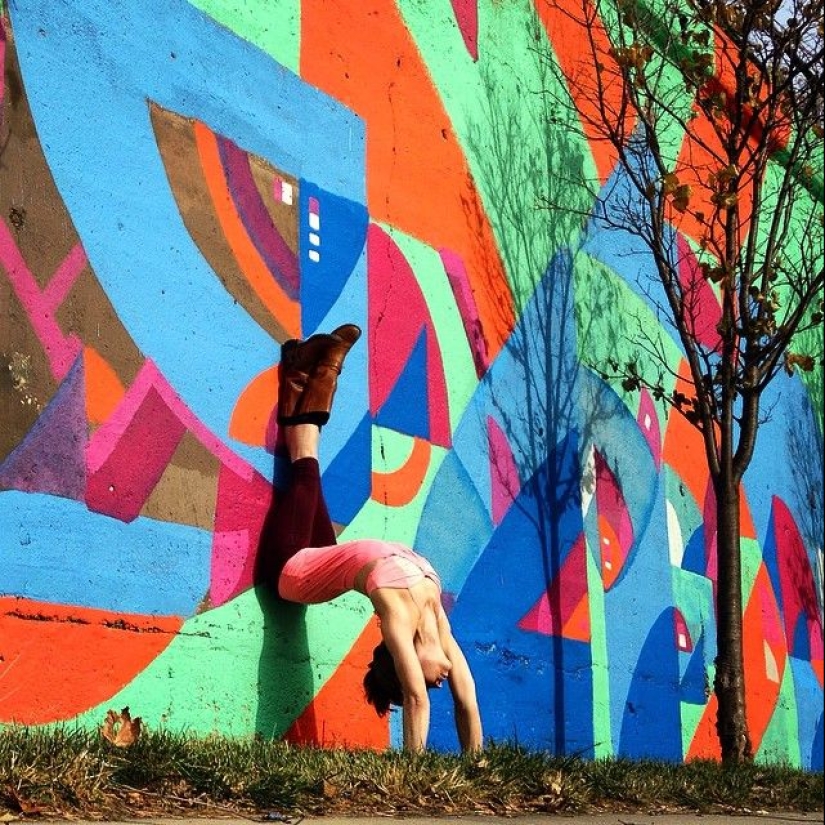 Love and yoga can be practiced anywhere