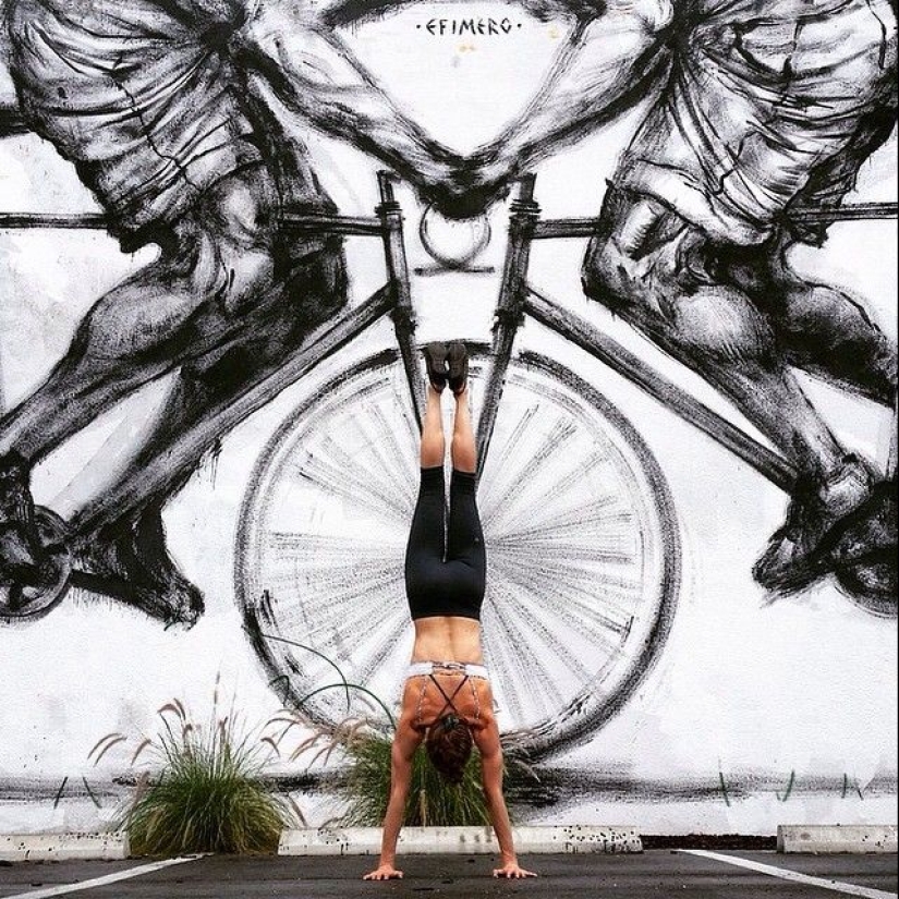 Love and yoga can be practiced anywhere