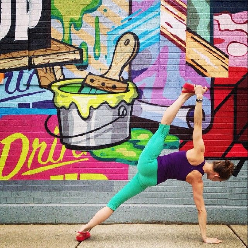 Love and yoga can be practiced anywhere