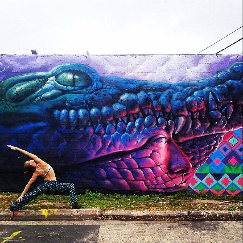 Love and yoga can be practiced anywhere