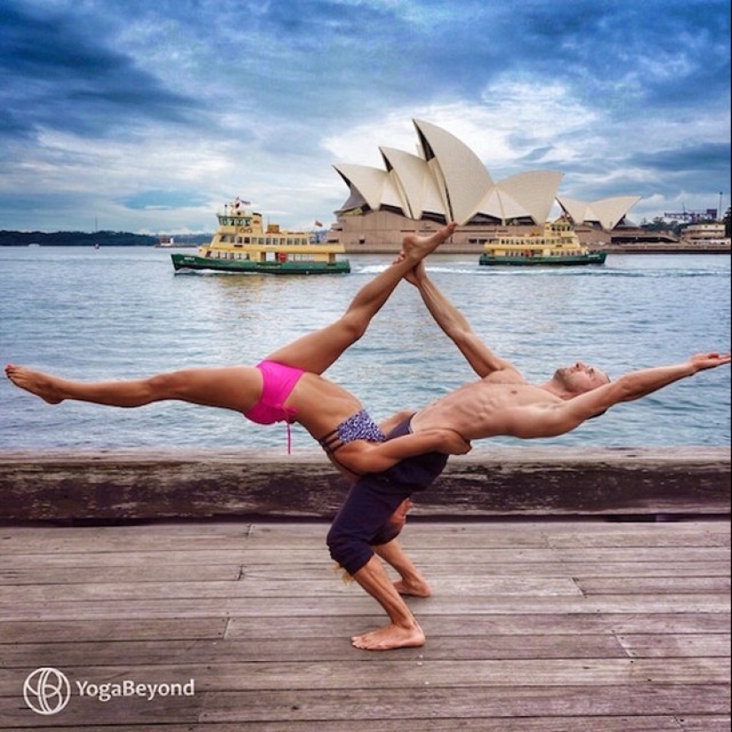 Love and yoga can be practiced anywhere