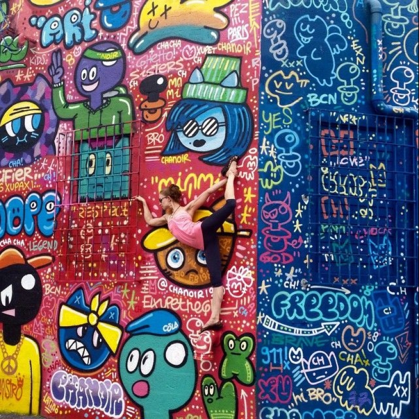 Love and yoga can be practiced anywhere