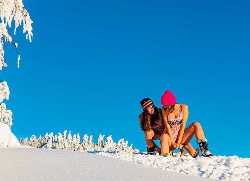 Lovers of mountain tanning Lovers of mountain tanning