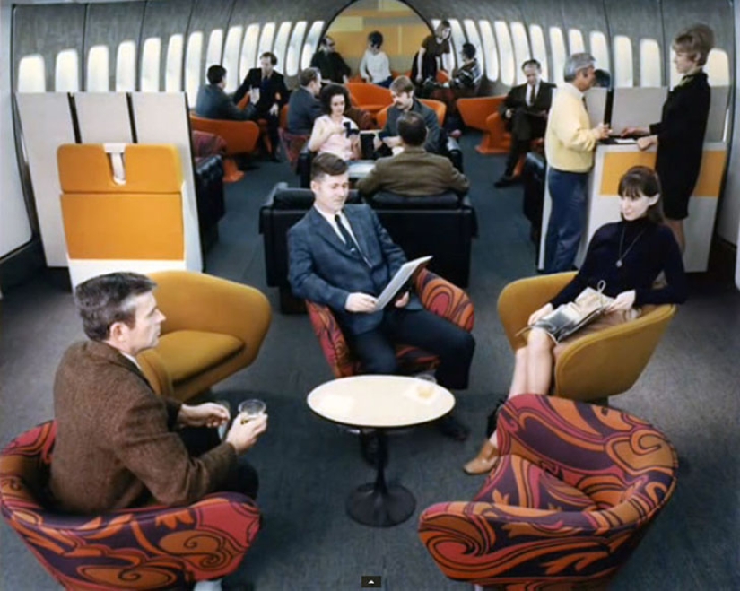 Luxury flight in the seventies on a Boeing 747 Luxury flight in the seventies on a Boeing 747