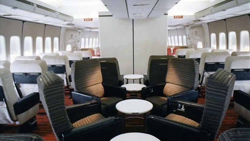 Luxury flight in the seventies on a Boeing 747 Luxury flight in the seventies on a Boeing 747