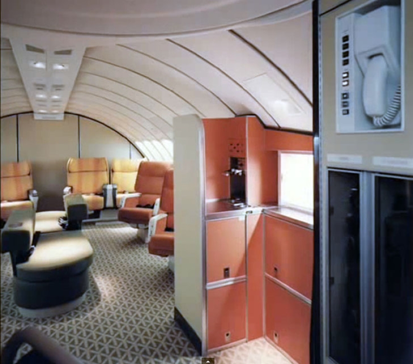 Luxury flight in the seventies on a Boeing 747 Luxury flight in the seventies on a Boeing 747