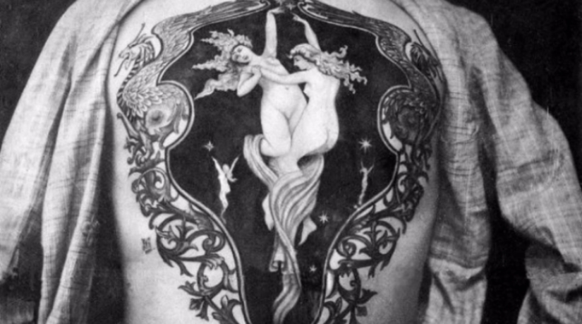 Luxury tattoos of the Victorian era — Cherubs, dragons and coats of arms Luxury tattoos of the Victorian era — Cherubs, dragons and coats of arms