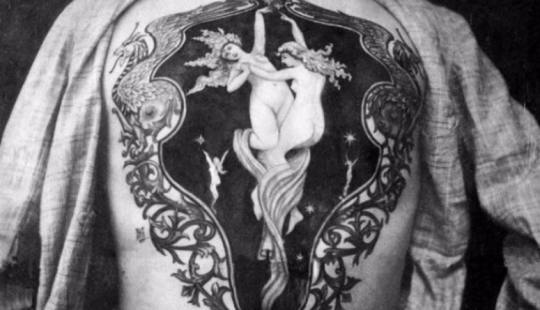 Luxury tattoos of the Victorian era — Cherubs, dragons and coats of arms Luxury tattoos of the Victorian era — Cherubs, dragons and coats of arms